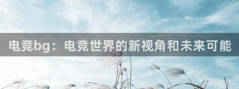 乐竞电竞官网下载：电竞bg：电竞世界的新